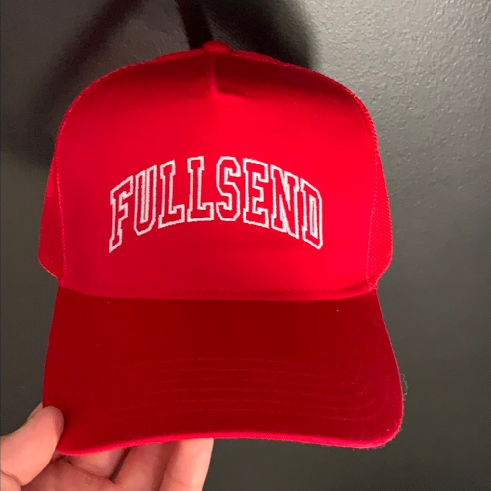 FULLSEND Red Trucker Hat